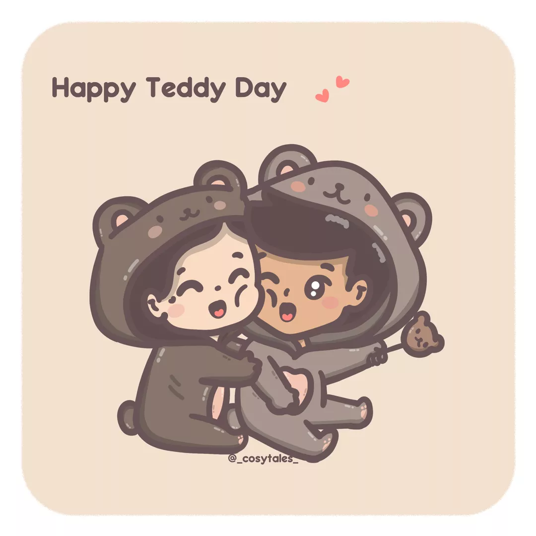 Happy Teddy day 🐻💕