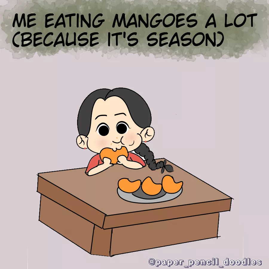 I love mangoes,my pimples love me