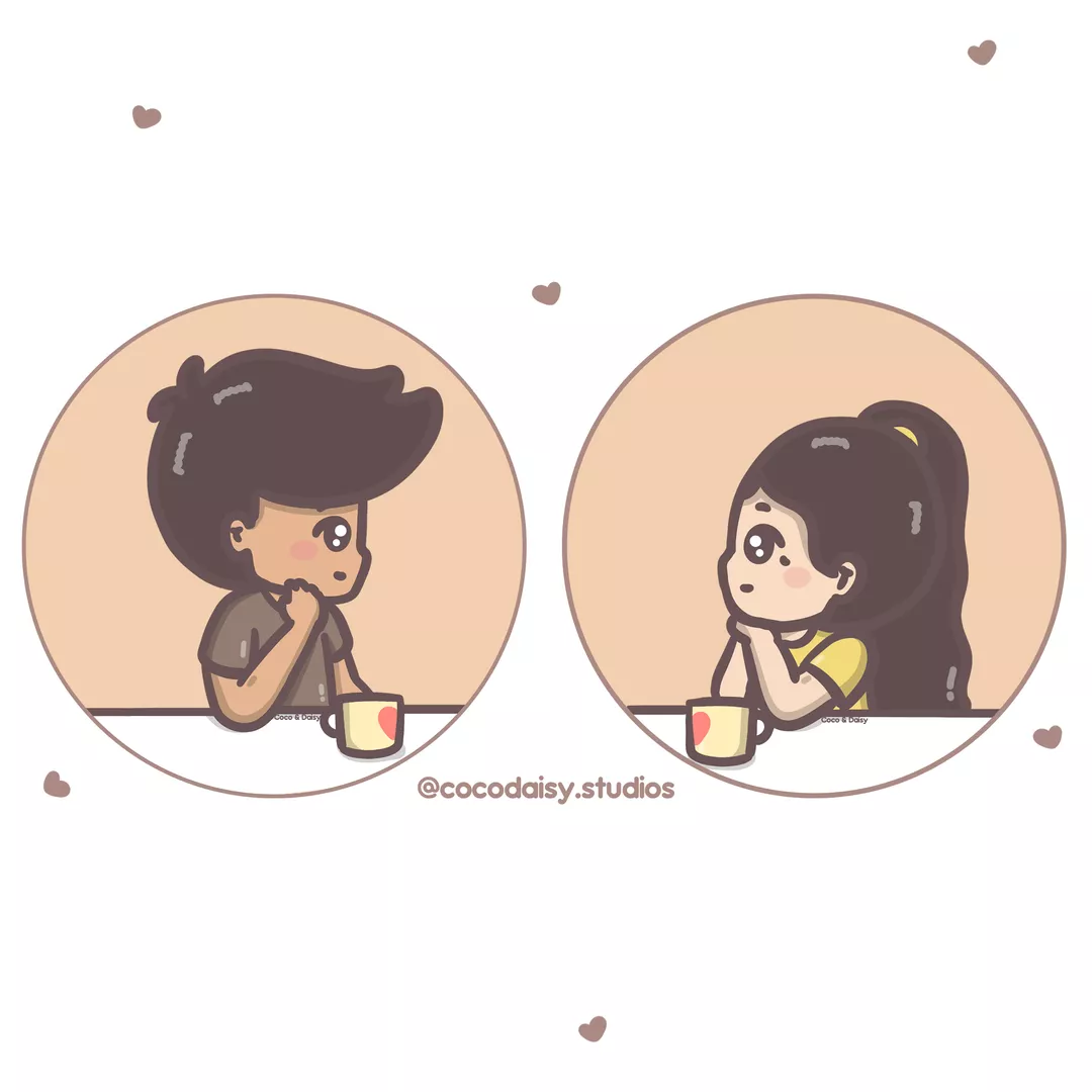 Matching Couple wallpaper and DP | Cosytales | Strippy