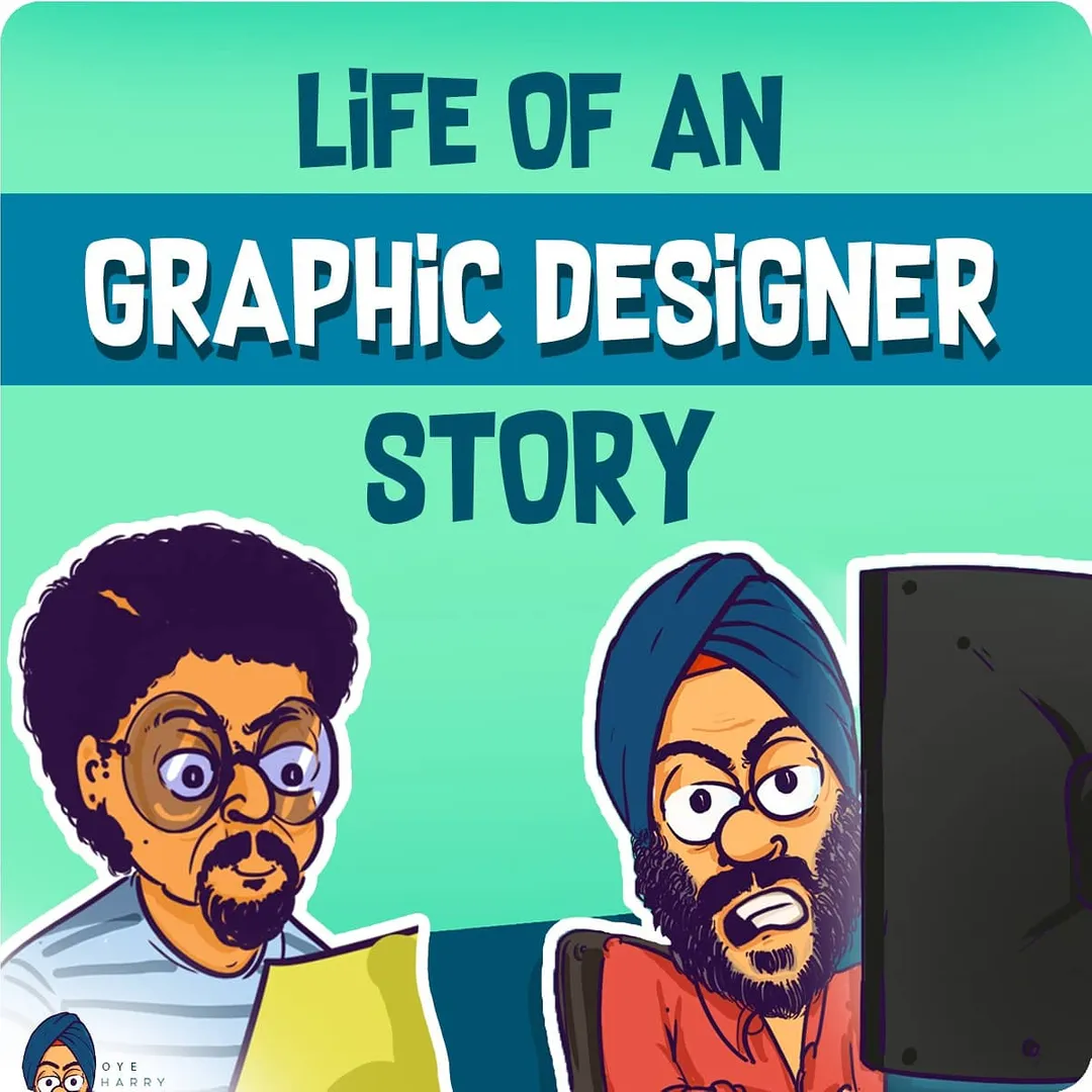 Life of an graphic designer with client