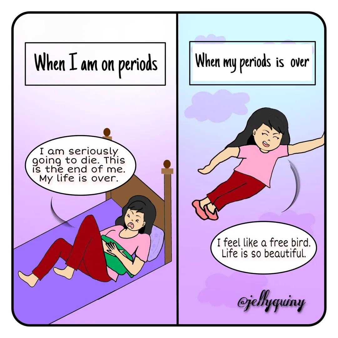 Period pain | Imperfect jelly | Strippy