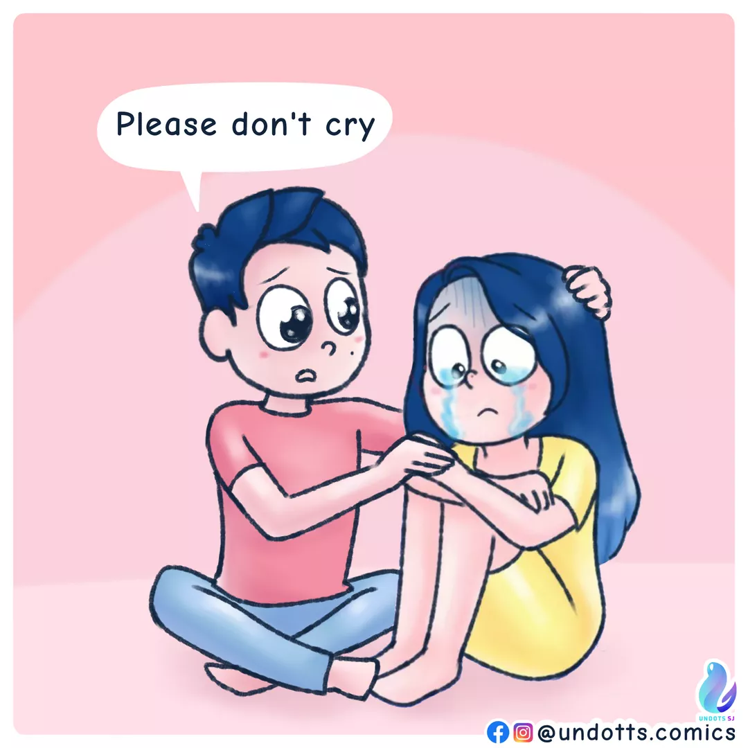 When I cry we both cry 