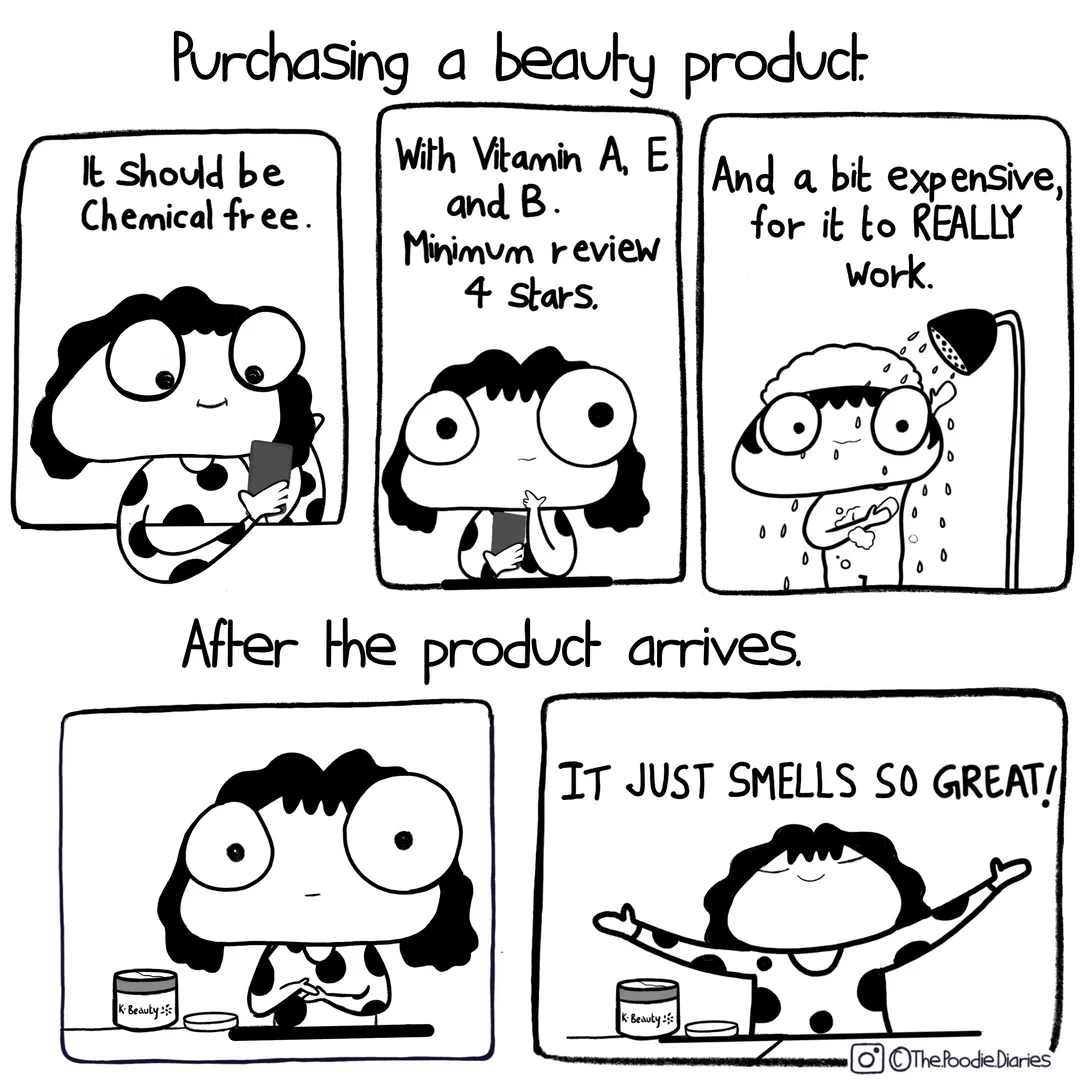 Purchasing a beauty product