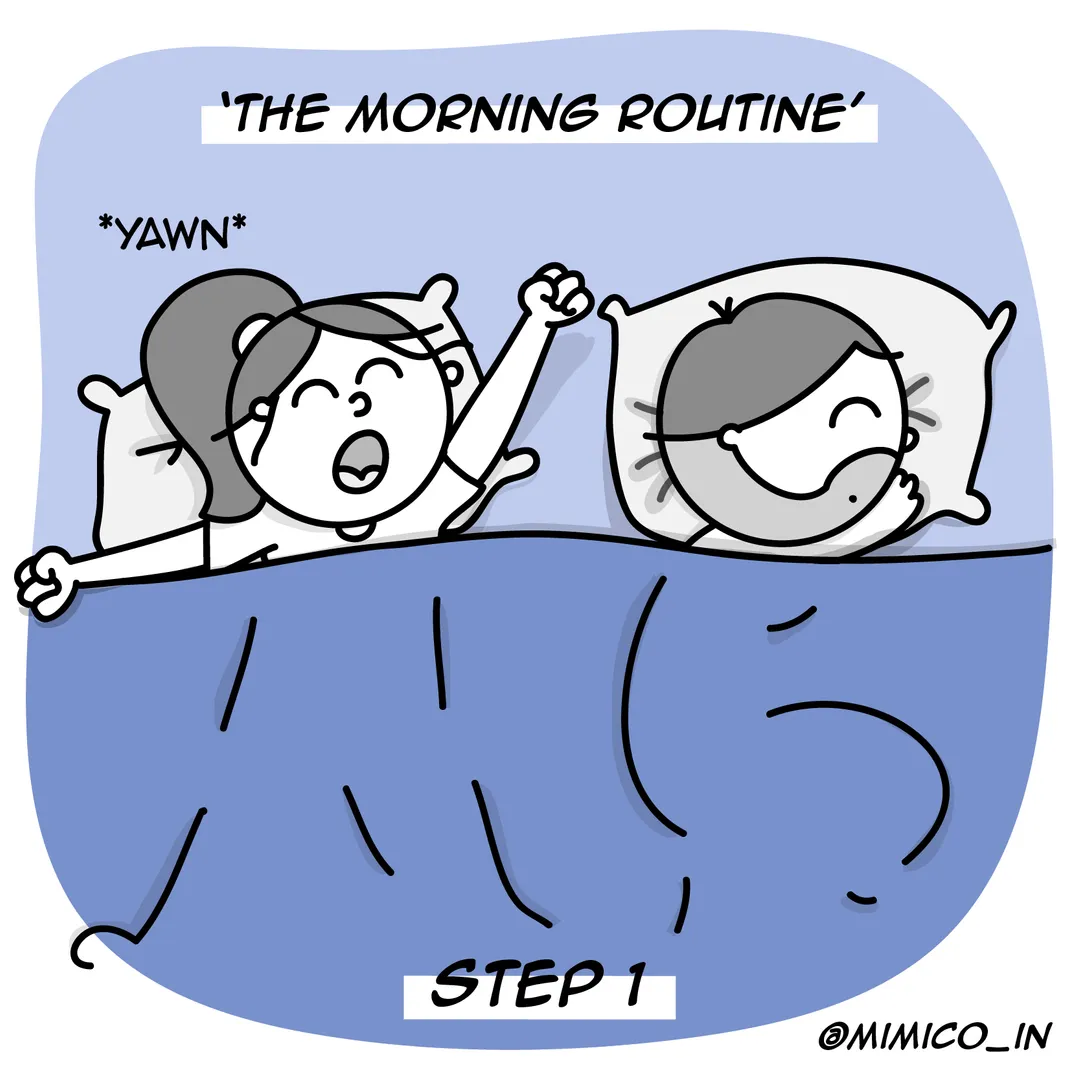 How I prefer to start my mornings 😁