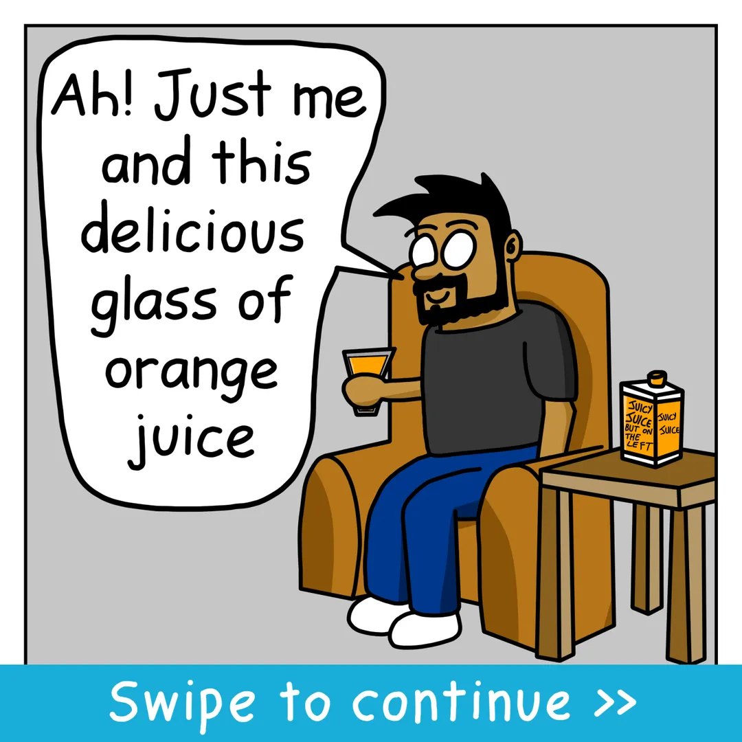 I fucking love orange juice