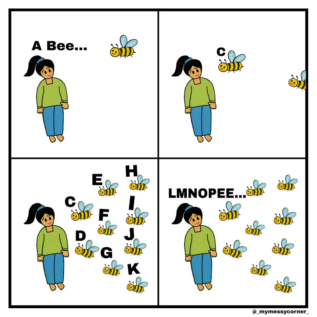 A Bee 🐝  🍃