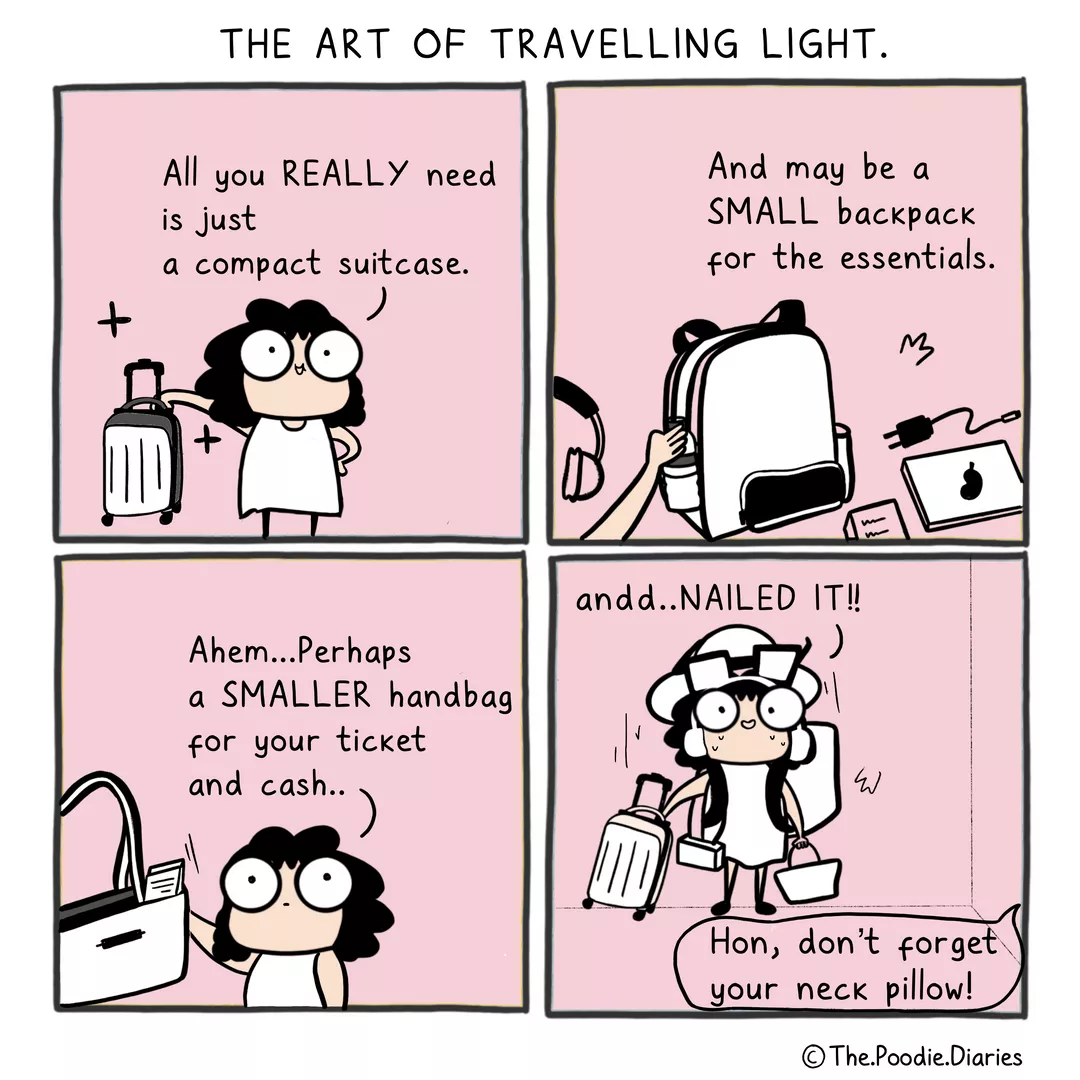 The art of Traveling light